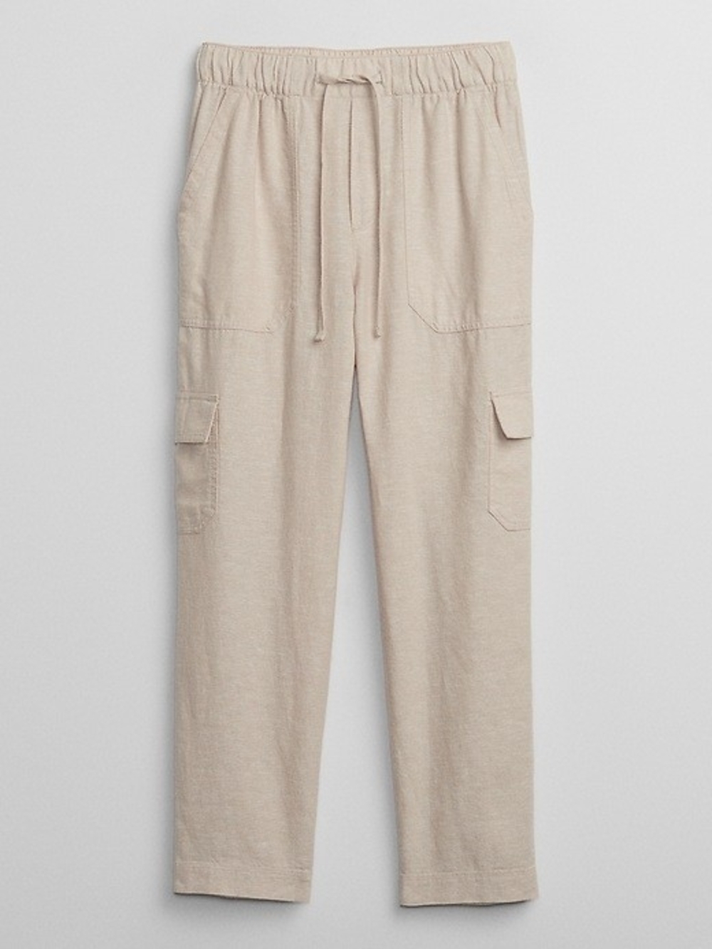 GAP Womens Easy Cargo Pant Linen Blend